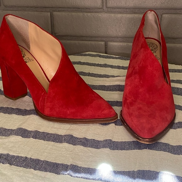 Vince Camuto high heeled mule booties - Picture 2 of 6